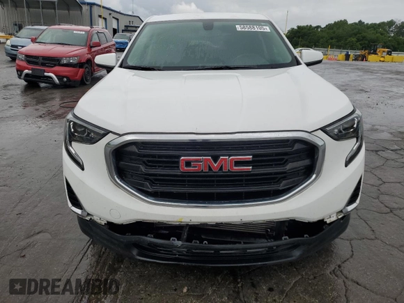 2019 GMC Terrain SLE with VIN 3GKALMEV3KL211727, listed as a Copart auction lot 58588105 with 49,482 mi miles and Salvage title. Bid and sale history available at DreamBid. Image 5.