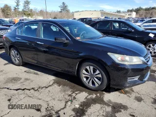 2015 Honda Accord LX with VIN 1HGCR2F34FA137785, listed as a Copart auction lot 45862725 with 91,542 mi miles and Salvage Title. Bid and sale history available at DreamBid. Image 4.