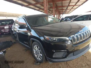 2020 Jeep Cherokee Latitude with VIN 1C4PJLCB7LD596540, listed as a IAAI auction lot 41719926 with 72,355 mi miles and . Bid and sale history available at DreamBid. Image 1.