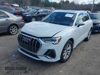 2023 Audi Q3 S line Premium with VIN WA1DECF39P1034247, listed as a IAAI auction lot 41889564 with 49,387 mi miles and . Bid and sale history available at DreamBid. Image 17.