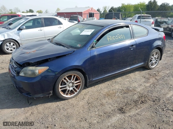 2007 Scion tC Spec with VIN JTKDE177770186408, listed as a IAAI auction lot 42100201 with 219,506 mi miles. Bid and sale history available at carsss.com. Image 2.
