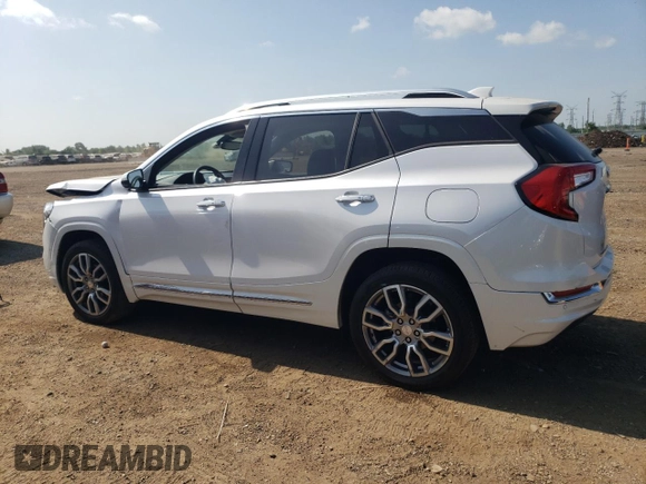 2024 GMC Terrain Denali with VIN 3GKALXEG7RL112700, listed as a Copart auction lot 61458575 with 20,867 mi miles and Salvage title. Bid and sale history available at DreamBid. Image 2.