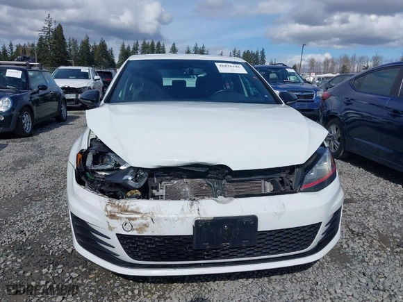 2017 Volkswagen Golf GTI S with VIN 3VW447AU3HM041888, listed as a IAAI auction lot 41828186 with 53,307 mi miles. Bid and sale history available at carsss.com. Image 6.