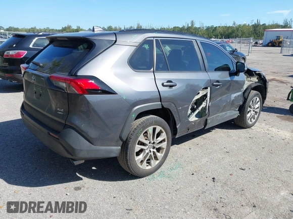 2023 Toyota RAV4 XLE Premium with VIN 2T3A1RFV7PW392991, listed as a IAAI auction lot 41740391 with 16,599 mi miles. Bid and sale history available at carsss.com. Image 4.