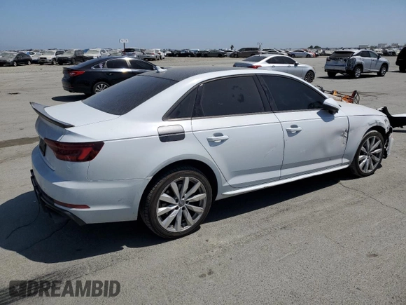 2018 Audi A4 Premium с VIN WAUKMAF4XJA106994, выставлен на аукционе Copart как лот 59040295 с пробегом 66 174 миль миль и Списание • Salvage title. История ставок и продаж доступна на DreamBid. Изображение 3.