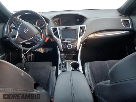2019 Acura TLX w/A-Spec Pkg with VIN 19UUB1F63KA003695, listed as a Copart auction lot 85386954 with 46,361 mi miles and Salvage title. Bid and sale history available at DreamBid. Image 8.