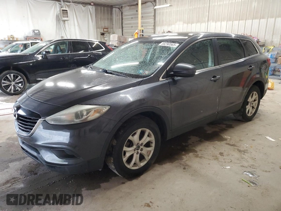 2013 Mazda CX-9 Sport с VIN JM3TB3BV5D0421761, выставлен на аукционе Copart как лот 58290565 с пробегом 105 148 миль миль и Списание • Salvage title. История ставок и продаж доступна на DreamBid. Изображение 1.