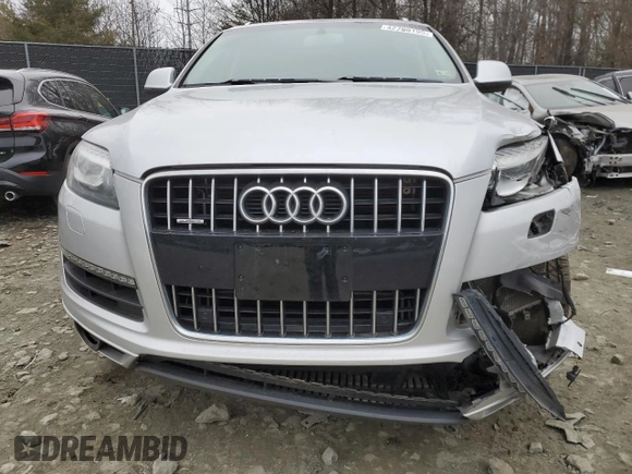 2015 Audi Q7 Premium Plus with VIN WA1LGAFE7FD020758, listed as a Copart auction lot 57027935 with 117,329 mi miles and Non repairable. Bid and sale history available at DreamBid. Image 5.