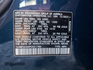 2023 Volkswagen Atlas SEL with VIN 1V2BP2CA5PC521789, listed as a Copart auction lot 42810764 with 21,975 mi miles and . Bid and sale history available at DreamBid. Image 15.