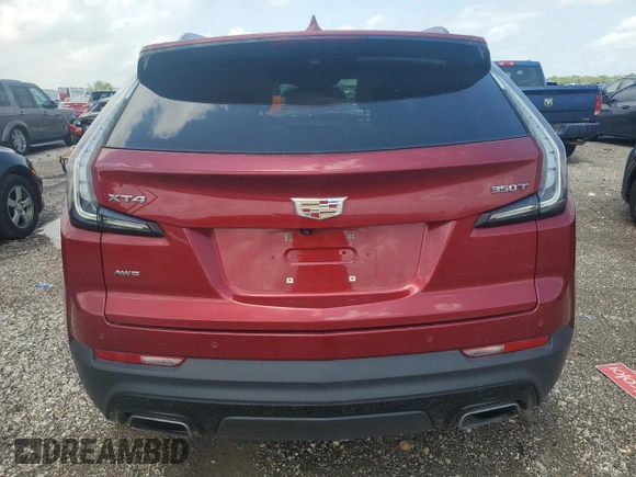 2020 Cadillac XT4 AWD Sport with VIN 1GYFZFR4XLF019742, listed as a Copart auction lot 51168485 with 68,952 mi miles and Clean title. Bid and sale history available at DreamBid. Image 6.