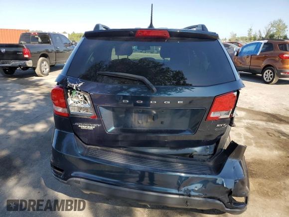 2015 Dodge Journey SXT with VIN 3C4PDCBG2FT709071, listed as a Copart auction lot 53582685 with 123,813 mi miles and Salvage Title. Bid and sale history available at carsss.com. Image 6.