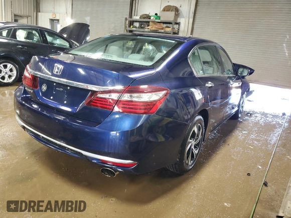 2016 Honda Accord Sedan LX with VIN 1HGCR2F35GA201589, listed as a Copart auction lot 49870775 with 81,129 mi miles and Salvage Title. Bid and sale history available at carsss.com. Image 3.