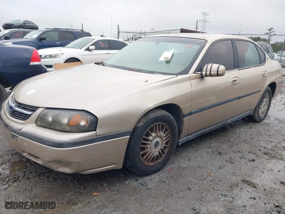 2000 Chevrolet Impala with VIN 2G1WF55K2Y9113636, listed as a IAAI auction lot 41671428 with 1 mi miles. Bid and sale history available at carsss.com. Image 2.