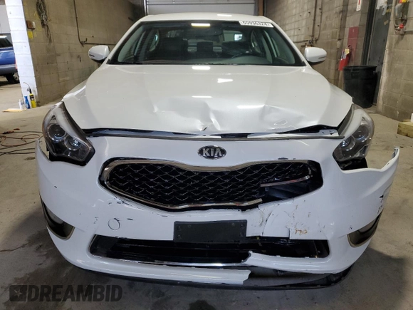 2015 Kia Cadenza Premium with VIN KNALN4D78F5197330, listed as a Copart auction lot 65936324 with 62,236 mi miles and Salvage Title. Bid and sale history available at carsss.com. Image 5.