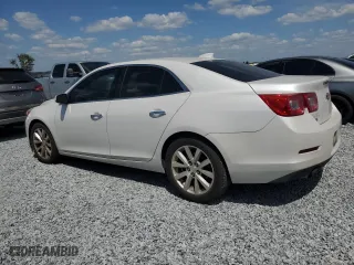 2015 Chevrolet Malibu LTZ with VIN 1G11F5SL7FF213548, listed as a Copart auction lot 50828735 with 112,300 mi miles and Salvage Title. Bid and sale history available at carsss.com. Image 2.