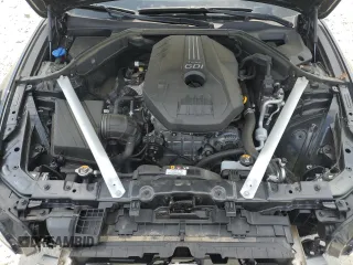 2023 Genesis G70 2.0T with VIN KMTG34TA4PU120566, listed as a Copart auction lot 53307455 with 31,933 mi miles and Salvage title. Bid and sale history available at DreamBid. Image 11.