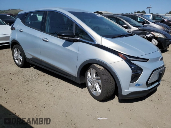 2022 Chevrolet Bolt EV 1LT with VIN 1G1FW6S00N4100861, listed as a Copart auction lot 52568135 with 42,220 mi miles and Salvage title. Bid and sale history available at DreamBid. Image 4.