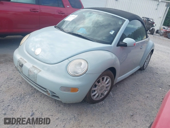 2005 Volkswagen Beetle GLS with VIN 3VWCM31Y25M368821, listed as a IAAI auction lot 42677106 with 124,888 mi miles and . Bid and sale history available at DreamBid. Image 2.