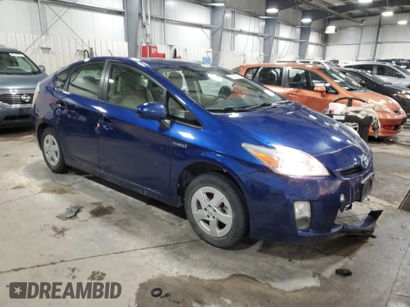 2011 Toyota Prius I with VIN JTDKN3DU4B0319199, listed as a Copart auction lot 85914934 with 317,409 mi miles and Salvage Title. Bid and sale history available at carsss.com. Image 4.