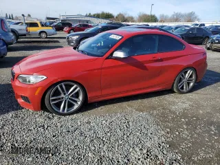 2016 BMW 2 Series M235i with VIN WBA1J7C54GV289959, listed as a Copart auction lot 41477525 with 54,146 mi miles and Salvage Title. Bid and sale history available at carsss.com. Image 1.