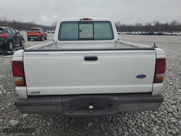 1996 Ford Ranger XLT with VIN 1FTCR14X4TPB61818, listed as a Copart auction lot 82000334 with 136,649 mi miles and Salvage Title. Bid and sale history available at carsss.com. Image 6.