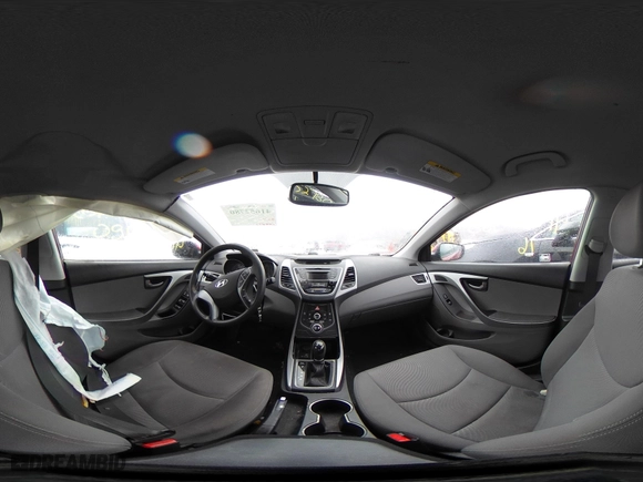 2016 Hyundai Elantra SE with VIN KMHDH4AE9GU573652, listed as a IAAI auction lot 41652780 with 124,897 mi miles. Bid and sale history available at carsss.com. Image 18.
