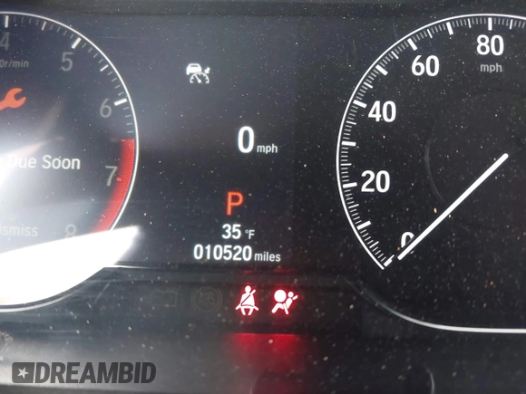 2022 Honda Accord Sedan Sport SE with VIN 1HGCV1F47NA115762, listed as a IAAI auction lot 41513845 with 10,520 mi miles. Bid and sale history available at carsss.com. Image 15.