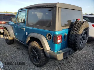 2020 Jeep Wrangler Willys с VIN 1C4GJXAN0LW196571, выставлен на аукционе Copart как лот 73794314 с пробегом Не указан миль и Списание • Salvage title. История ставок и продаж доступна на DreamBid. Изображение 2.