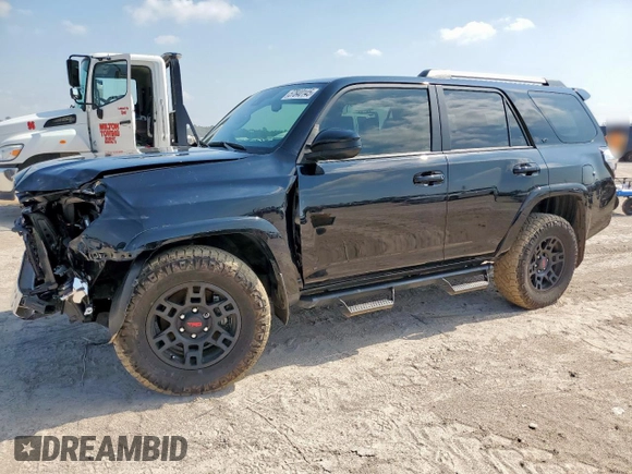2023 Toyota 4Runner SR5 with VIN JTEEU5JR6P5280360, listed as a Copart auction lot 57840145 with 40,435 mi miles and Salvage title. Bid and sale history available at DreamBid. Image 1.