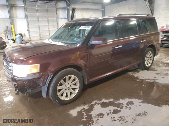 2010 Ford Flex SEL with VIN 2FMGK5CC6ABA42616, listed as a Copart auction lot 85689894 with 158,297 mi miles and Salvage Title. Bid and sale history available at carsss.com. Image 1.