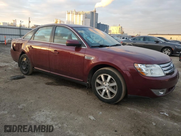 2008 Ford Taurus SEL with VIN 1FAHP24W68G157291, listed as a Copart auction lot 83709044 with 127,366 mi miles and Salvage Title. Bid and sale history available at carsss.com. Image 4.