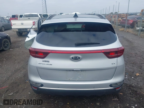 2020 Kia Sportage EX with VIN KNDPN3AC9L7775192, listed as a IAAI auction lot 41020011 with 60,652 mi miles and . Bid and sale history available at DreamBid. Image 16.