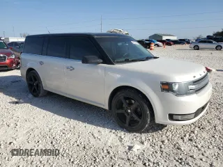 2015 Ford Flex SEL with VIN 2FMGK5C8XFBA20167, listed as a Copart auction lot 48241645 with 160,999 mi miles and Salvage Title. Bid and sale history available at carsss.com. Image 4.