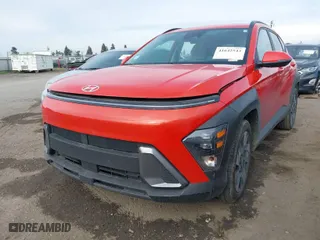 2024 Hyundai Kona SEL with VIN KM8HB3AB3RU102845, listed as a IAAI auction lot 41642543 with 43,951 mi miles. Bid and sale history available at carsss.com. Image 2.