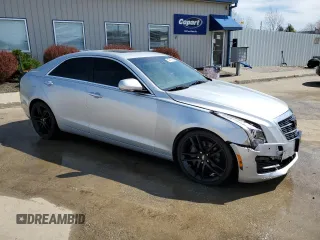 2015 Cadillac ATS Sedan Luxury RWD with VIN 1G6AB5RX0F0114104, listed as a Copart auction lot 50742745 with 123,694 mi miles and Salvage Title. Bid and sale history available at carsss.com. Image 4.