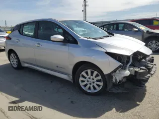 2019 Nissan LEAF SV with VIN 1N4AZ1CP4KC301595, listed as a Copart auction lot 57105005 with 70,589 mi miles and Salvage title. Bid and sale history available at DreamBid. Image 4.
