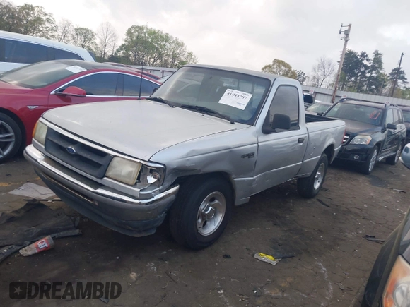 1996 Ford Ranger XL with VIN 1FTCR10A1TTA64228, listed as a IAAI auction lot 41944707 with 218,656 mi miles. Bid and sale history available at carsss.com. Image 17.
