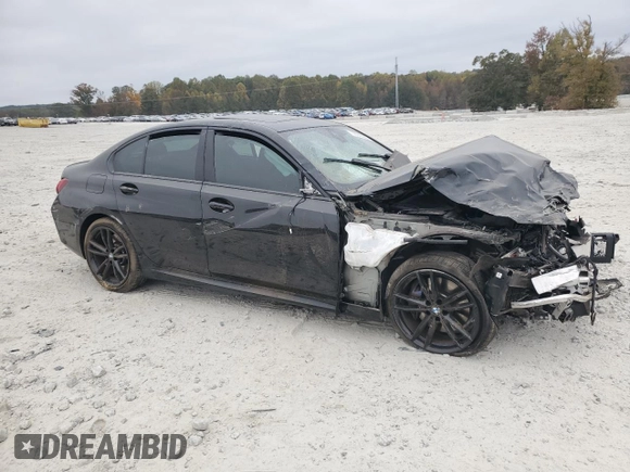2024 BMW 3 Series M340i with VIN 3MW49FS09R8E37275, listed as a Copart auction lot 78143354 with 0 mi miles and Salvage Title. Bid and sale history available at carsss.com. Image 4.