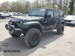 2016 Jeep Wrangler Unlimited Sport with VIN 1C4BJWDG9GL222111, listed as a Copart auction lot 54322995 with 129,612 mi miles and Clean Title. Bid and sale history available at DreamBid. Image 1.