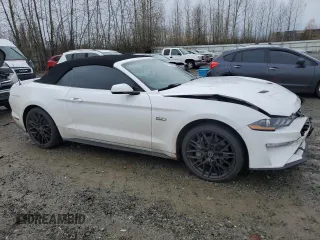 2018 Ford Mustang GT Premium с VIN 1FATP8FF0J5155595, выставлен на аукционе Copart как лот 81584324 с пробегом 63 535 миль миль и Списание • Salvage title. История ставок и продаж доступна на DreamBid. Изображение 4.