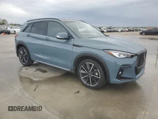 2024 Infiniti QX50 Sport with VIN 3PCAJ5FA9RF101213, listed as a Copart auction lot 81132864 with 16,428 mi miles and Salvage title. Bid and sale history available at DreamBid. Image 4.