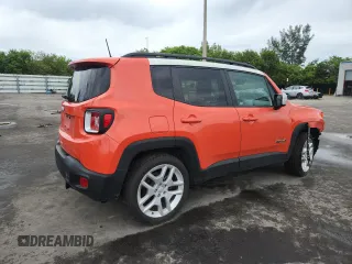 2021 Jeep Renegade Latitude with VIN ZACNJCBB2MPM82566, listed as a Copart auction lot 61847525 with 28,741 mi miles and Salvage title. Bid and sale history available at DreamBid. Image 3.