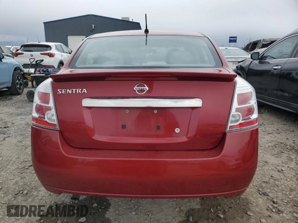 2012 Nissan Sentra S with VIN 3N1AB6AP8CL740760, listed as a Copart auction lot 48600245 with 128,654 mi miles and Salvage Title. Bid and sale history available at DreamBid. Image 6.
