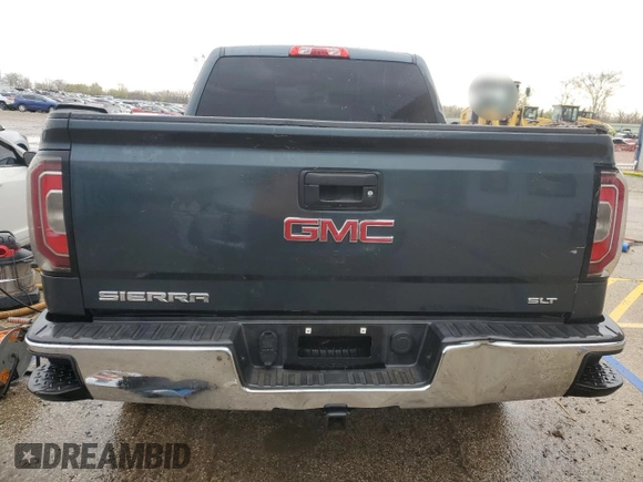 2017 GMC Sierra 1500 SLT with VIN 3GTP1NEC6HG213554, listed as a Copart auction lot 52436745 with 104,023 mi miles and Salvage title. Bid and sale history available at DreamBid. Image 6.