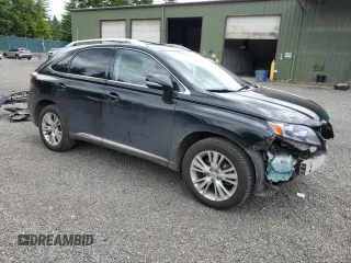 2011 Lexus RX 450h with VIN JTJBC1BA5B2040901, listed as a Copart auction lot 61205235 with 120,740 mi miles and Salvage title. Bid and sale history available at DreamBid. Image 4.