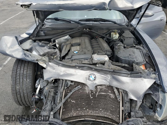 2007 BMW Z4 3.0i with VIN 4USBU33517LW70598, listed as a Copart auction lot 48433985 with 0 mi miles and Salvage Title. Bid and sale history available at carsss.com. Image 11.