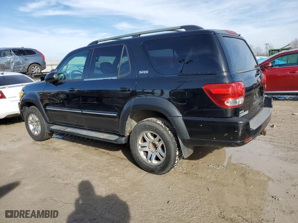 2005 Toyota Sequoia SR5 with VIN 5TDBT44A15S242052, listed as a Copart auction lot 43862275 with 278,818 mi miles and Clean Title. Bid and sale history available at carsss.com. Image 2.