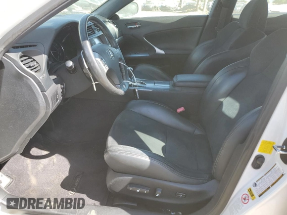 2013 Lexus IS 250 with VIN JTHBF5C2XD5191502, listed as a Copart auction lot 58198485 with 126,468 mi miles and Clean title. Bid and sale history available at DreamBid. Image 7.