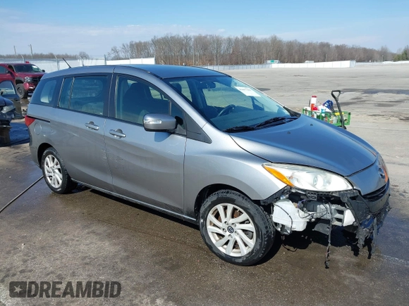 2013 Mazda 5 Sport with VIN JM1CW2BL6D0146696, listed as a IAAI auction lot 41657255 with 142,939 mi miles and . Bid and sale history available at DreamBid. Image 1.