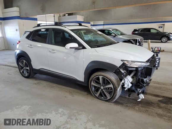 2020 Hyundai Kona Ultimate with VIN KM8K53A50LU490390, listed as a Copart auction lot 86371864 with 62,973 mi miles and Salvage Title. Bid and sale history available at carsss.com. Image 4.